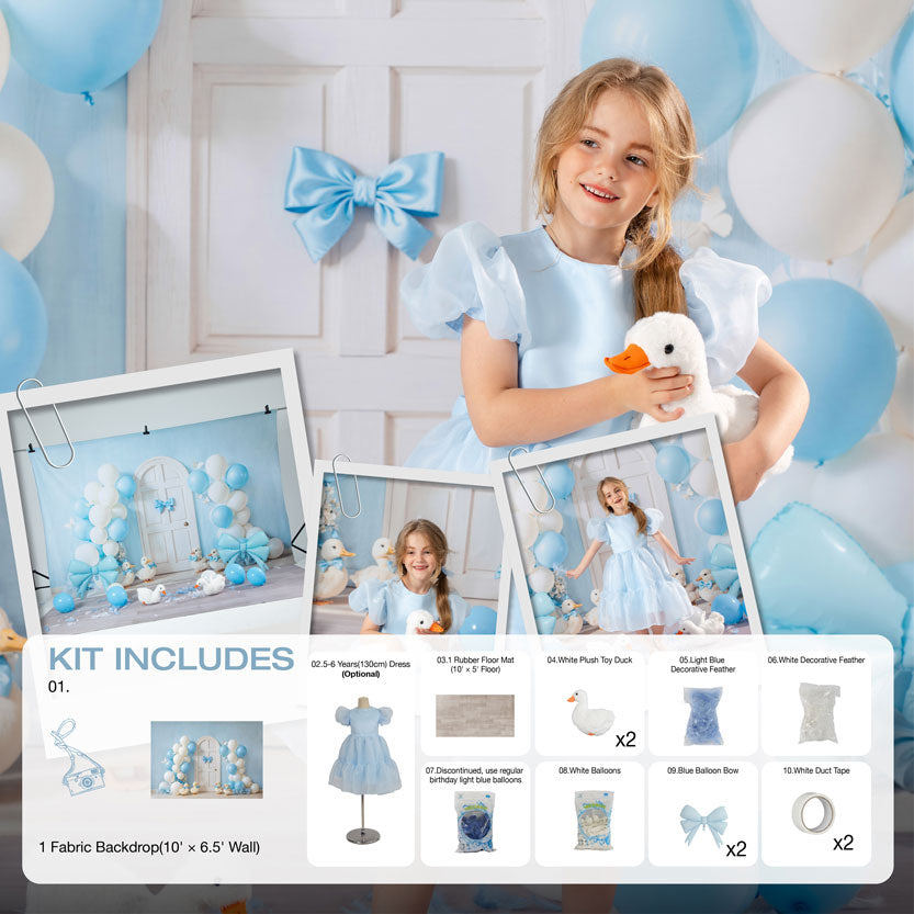 RTS Kate Cake Smash Birthday Balloon Duck Photo Kit Photography Backdrops&Props Themed Bundle