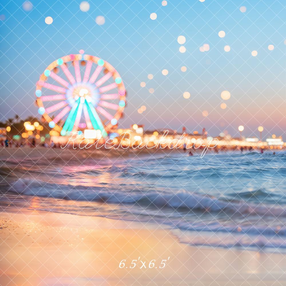 Fondo de Rueda de la Fortuna de Verano en la Playa Diseñado por Emetselch