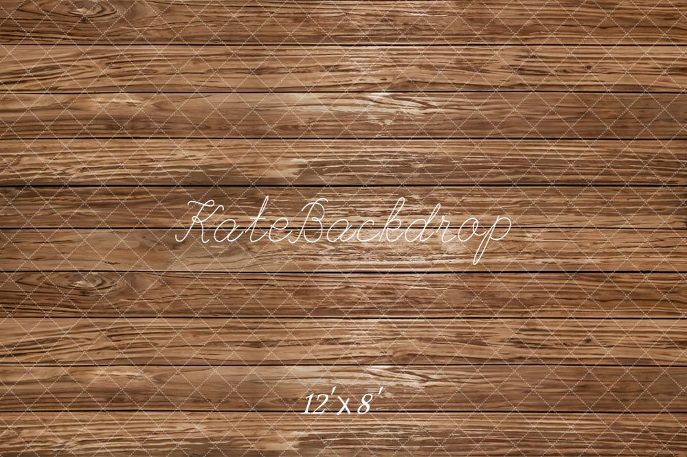 Kate Brown Wooden Plank Floor Backdrop Backdrop Designed by Emetselch