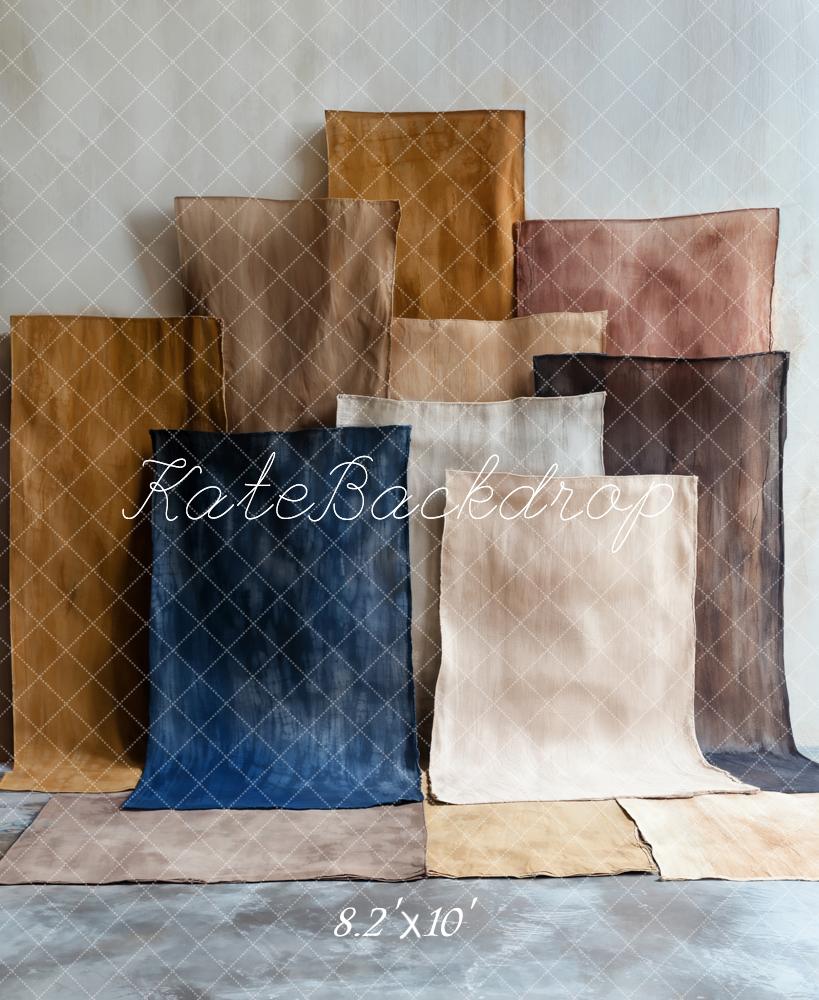 Kate Abstract Texture Color Blocks Backdrop Designed by Emetselch