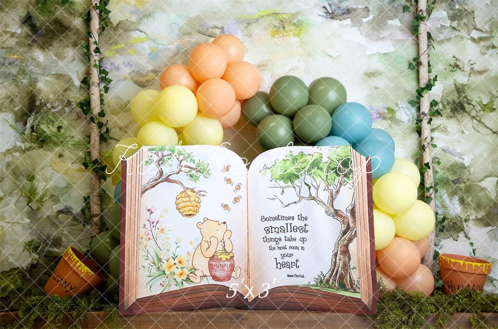 Libro di storie Hunny Balloon Sfondo Designed by Megan Leigh Photography