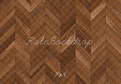 Fondo de Piso de Madera de Espiga Brown Diseñado por Kate Image