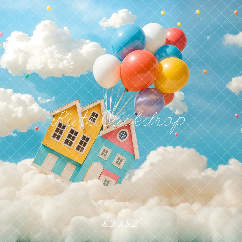 Fondo de Globo de Casa Voladora de Fantasía de Travel Diseñado por Emetselch