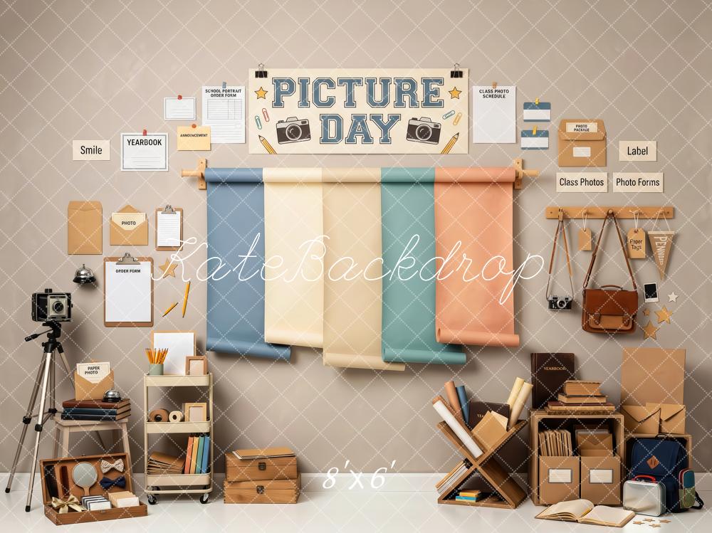 Kate Picture Day School Photography Yearbook Studio Printed Backdrop Designed by Patty Roberts