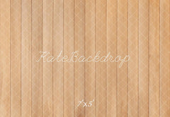 Kate Light Brown Wooden Pattern Floor Printed Backdrop Designed by Kate Image