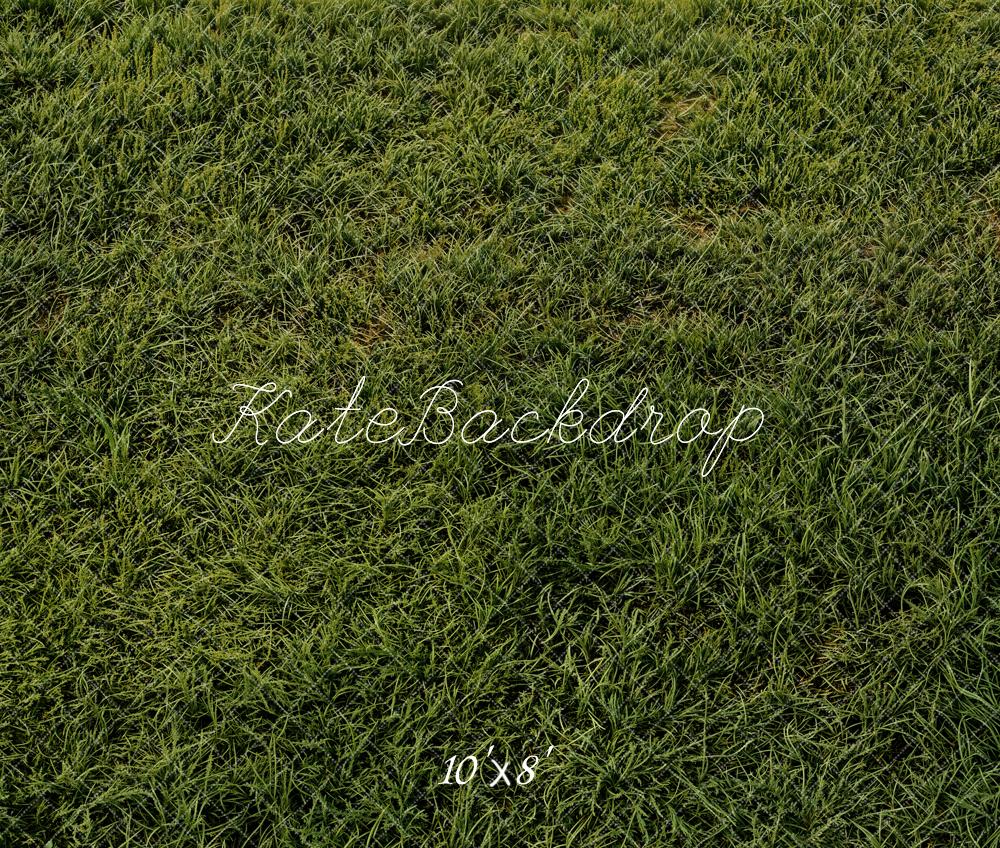 Kate Green Grass Lawn Floor Backdrop Designed by Emetselch