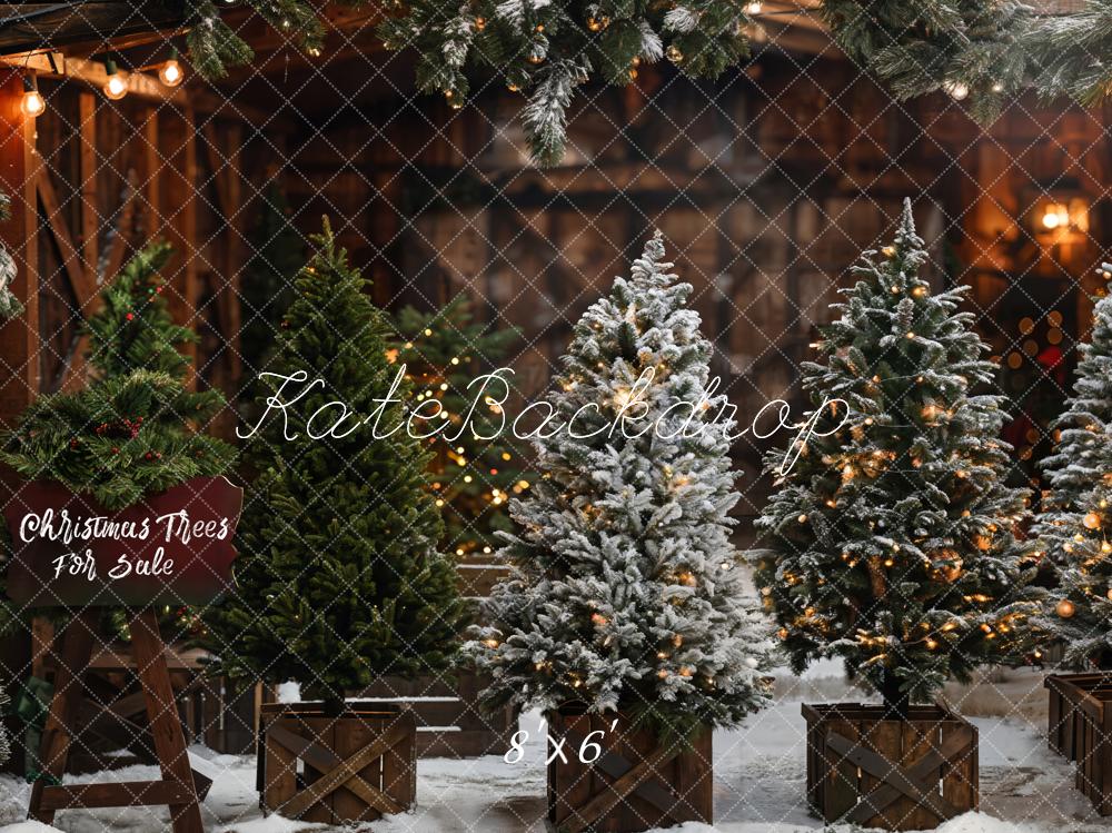 Kate Christmas Tree Store Backdrop Designed by Emetselch