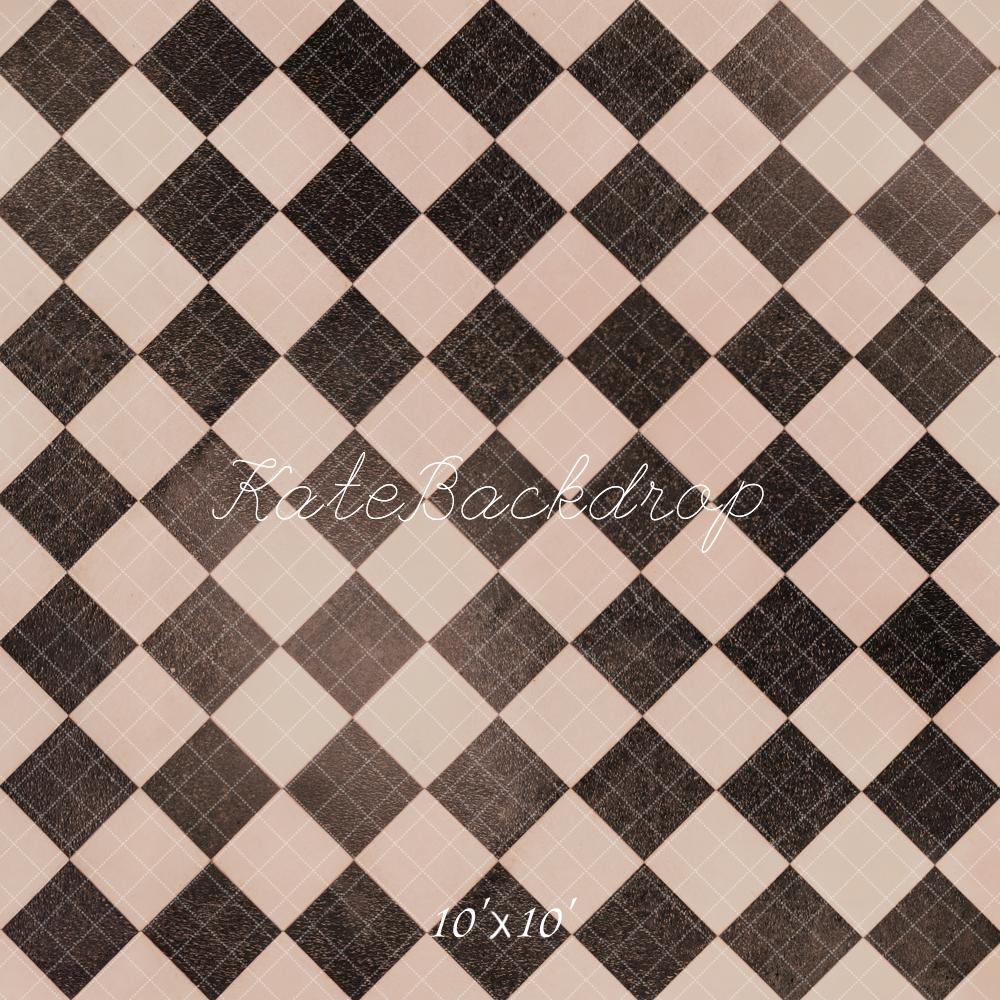 Fondo de Suelo de Patrón a Cuadros Retro Diseñado por Emetselch