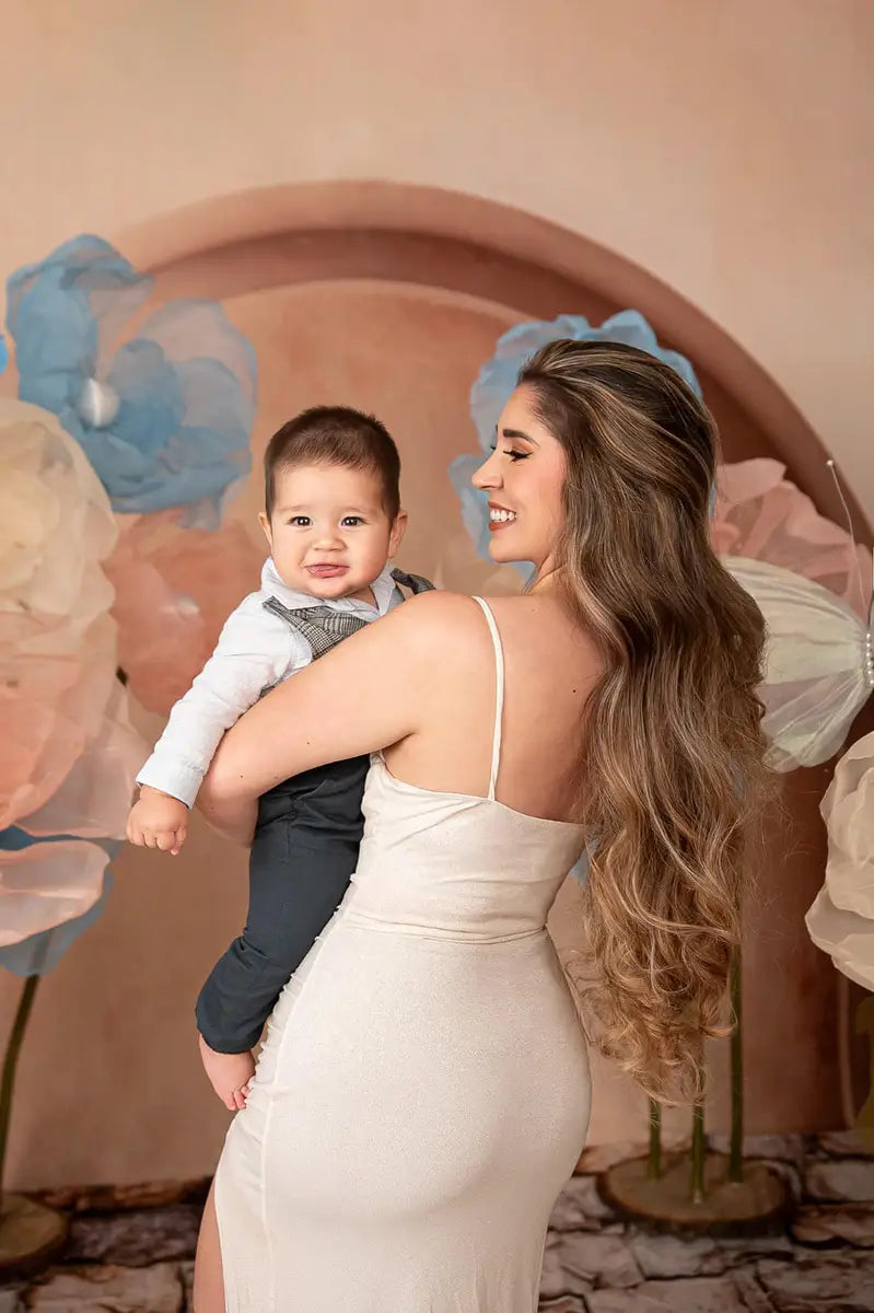 Kate Boho Art Arch Wall Backdrop Designed by Kate Image(note:with a little reddish brown)