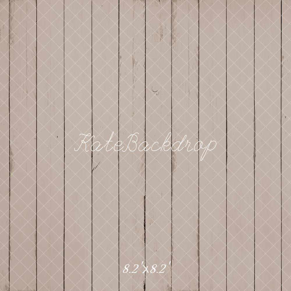 Kate Beige Wooden Plank Floor Backdrop Designed by Kate Image