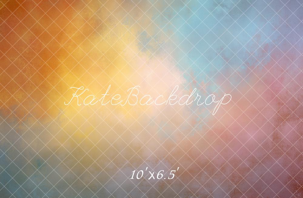 TEST Kate Abstract Pastel Gradient Printed Backdrop Designed by Angela Miller