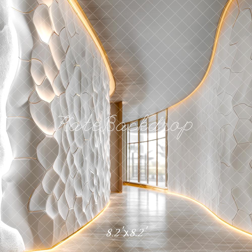 Moderne Luxe Interieurs Abstracte Wand Foto Achtergrond Ontworpen door Mini MakeBelieve