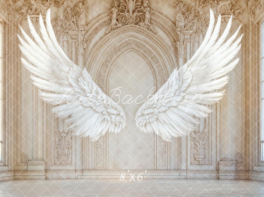 Alas de Ángel Vintage Arco de Pared Fondo