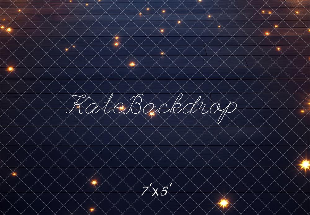 Fondo de Madera con Luces de Rejilla Brillante