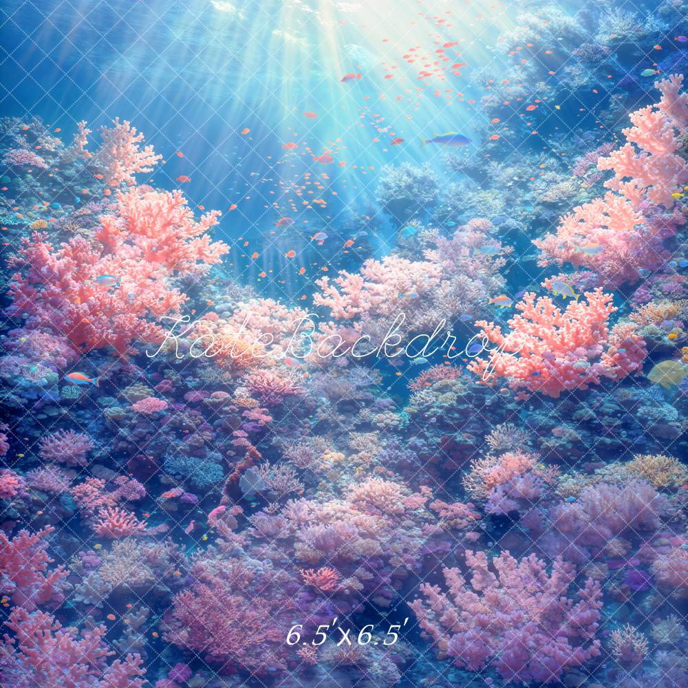 Sfondo sottomarino della barriera corallina di sirena Designed by Emetselch