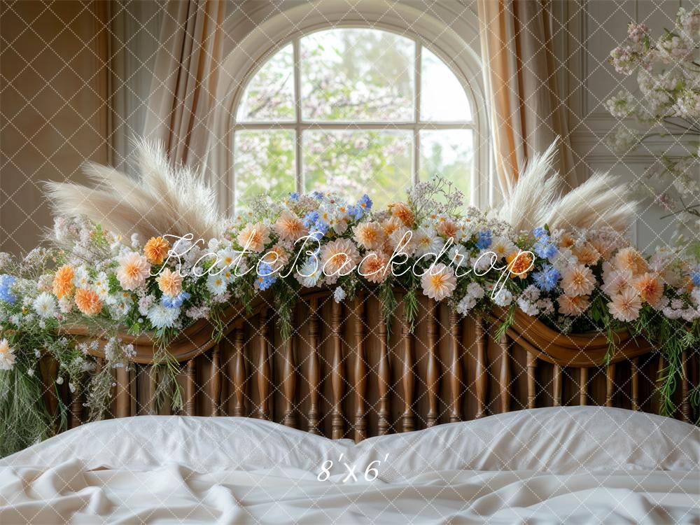 Arch Fiori Boho Testiera di Fiori Retro