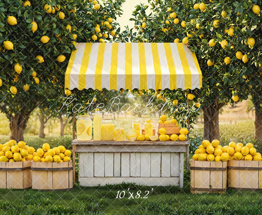 Kate Summer Lemon Stand Orchard Backdrop Designed by Emetselch