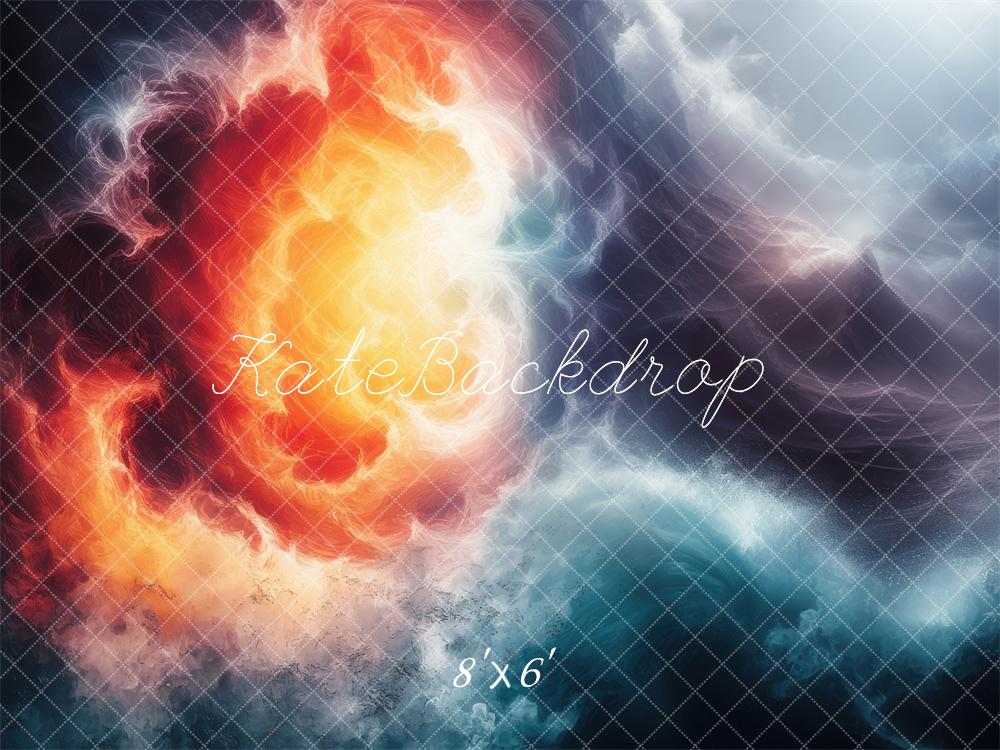 Wicked Storm Ocean Backdrop Designed by Laura Bybee