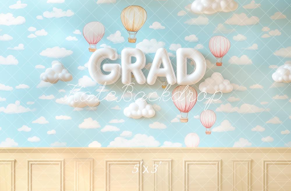 Kate Graduation Hot Air Balloon Backdrop Designed by Mini MakeBelieve