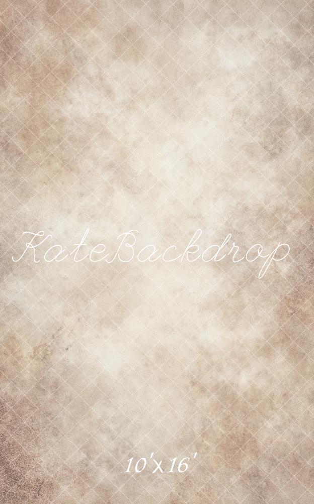 Kate Beige Abstract Texture Printed Backdrop Designed by Emetselch
