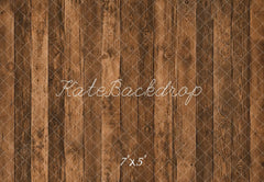 Kate Brown Wood Plank Floor Printed Backdrop Designed by Kate Image