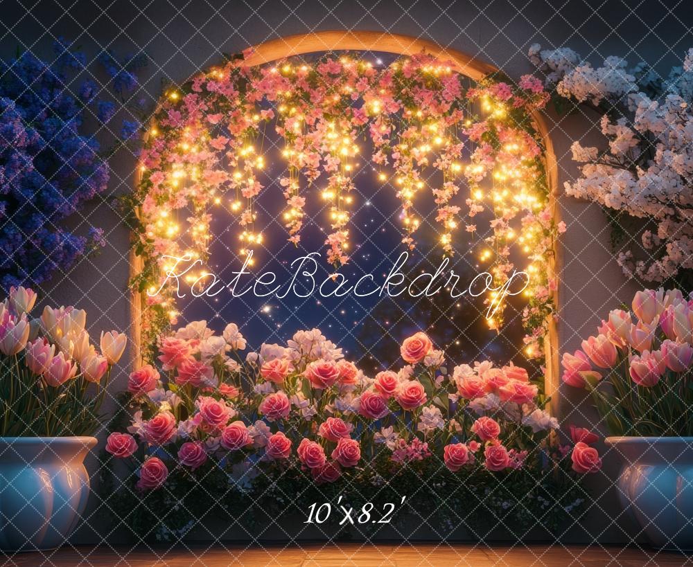 Archi di Fiori Illuminati da Fata Progettato da Mini MakeBelieve