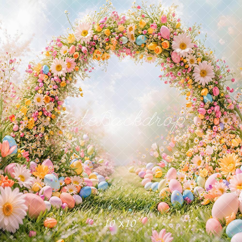 Arco di fiori di uova di Pasqua all'aperto Designed by Emetselch