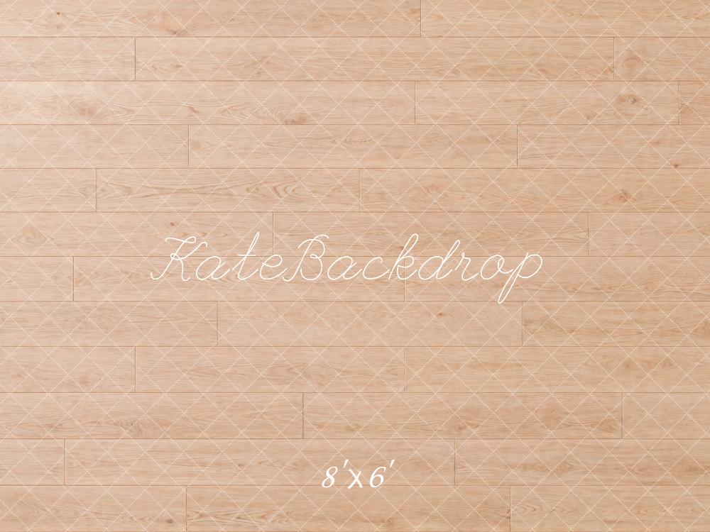 Kate Light Wood Floor Printed Backdrop Designed by Kate Image