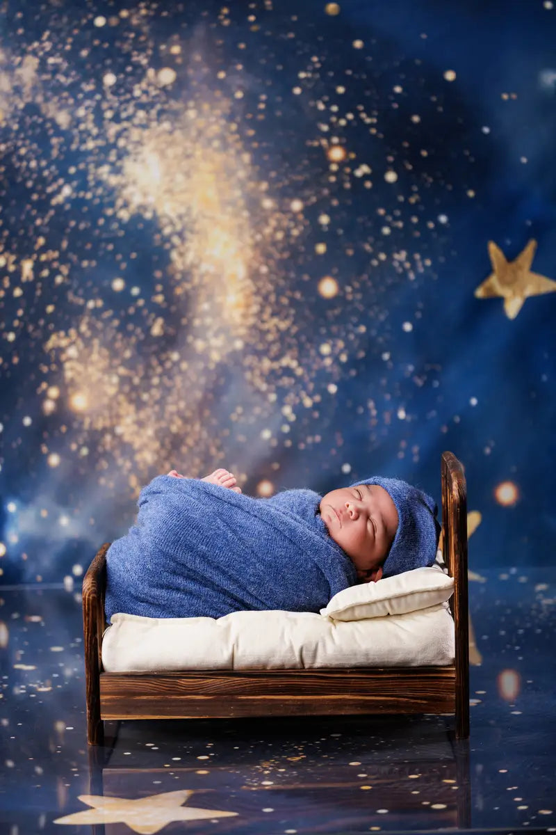 Kate Birthday Starry Night Sky Galaxy Backdrop Designed by Emetselch