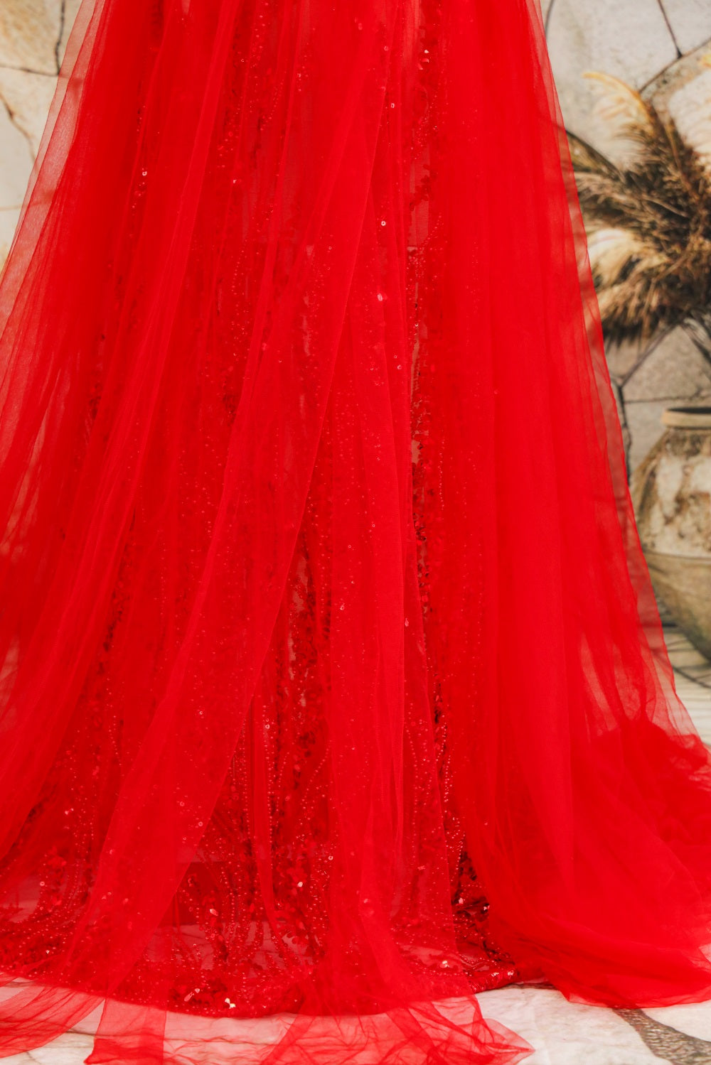 Kate Lace Suspender Trailing Custom Maternity Photoshoot Gowns