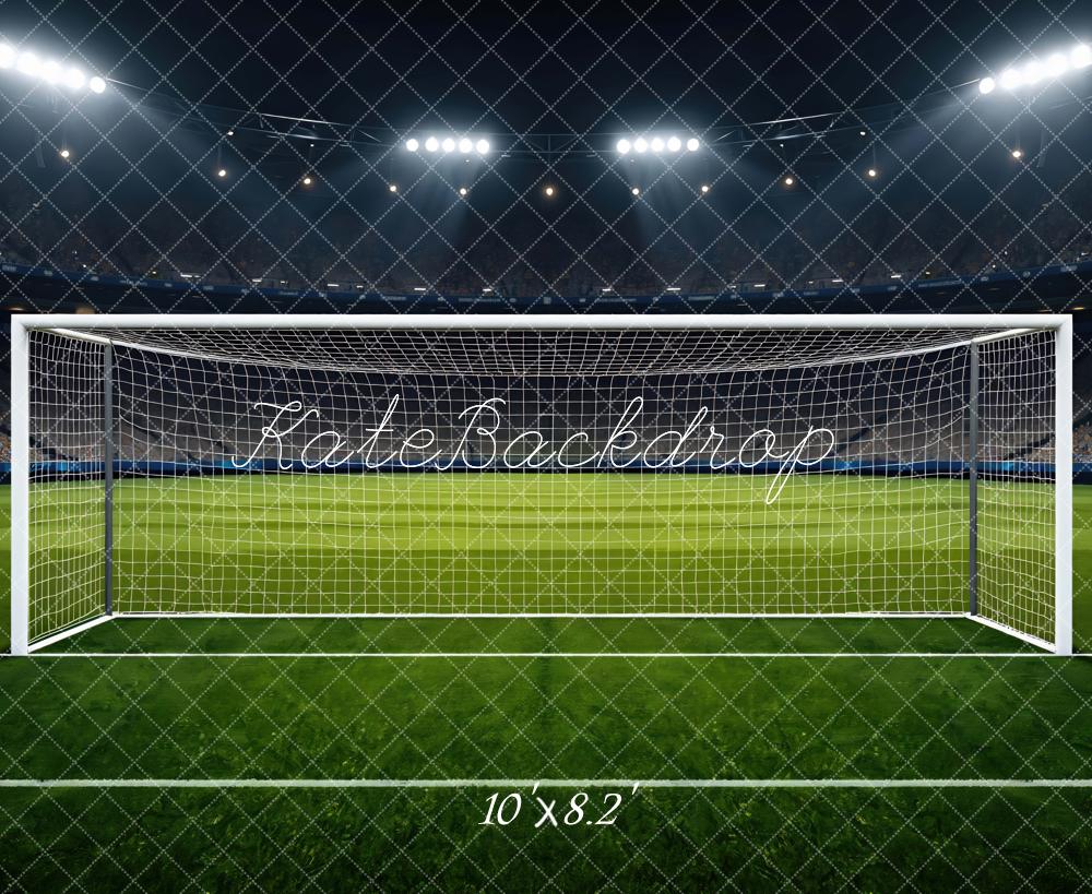 Kate Sports Soccer Field Goal Stadium Backdrop Designed by Mini MakeBelieve