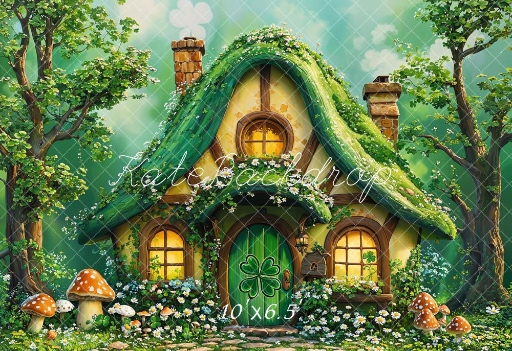 Fondo de trébol de fantasía Cottage diseñado por Emetselch