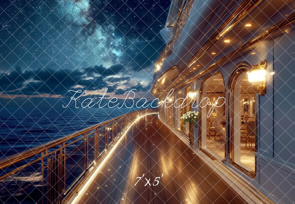 Kate Luxury Ship Cruise Night Sky Backdrop Designed by Mini MakeBelieve