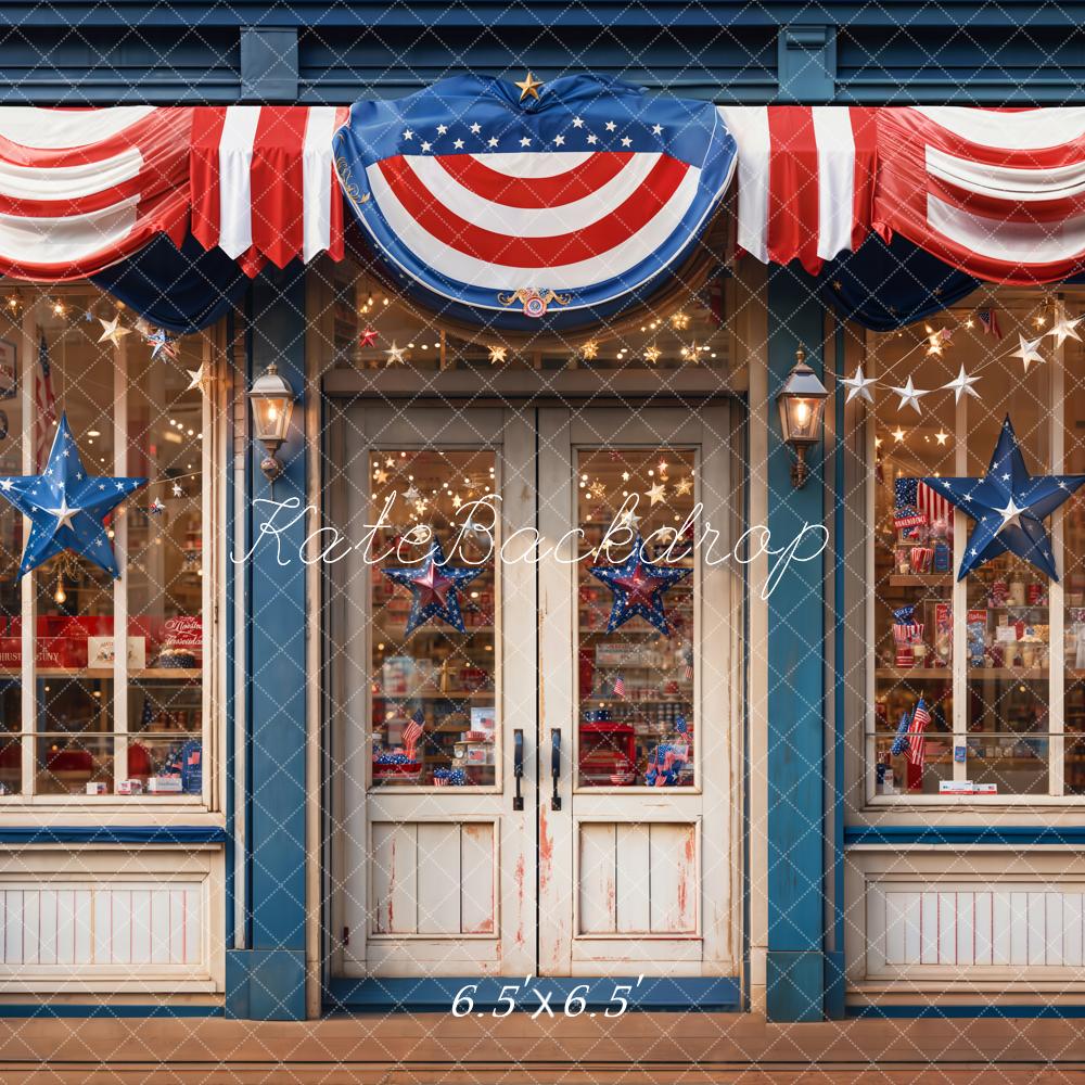 Onafhankelijksdag Winkelfront Sterren Foto Achtergrond Designed by Emetselch