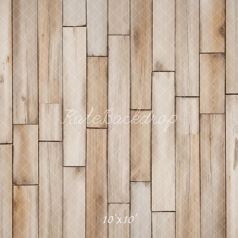 Kate Light Wood Plank Floor Backdrop Designed by Kate Image
