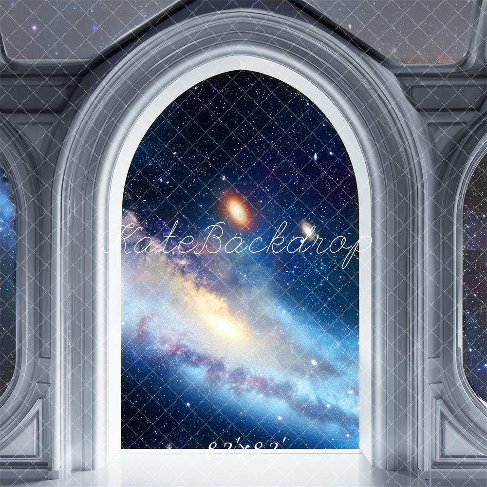 Kate Galaxy Space Arched Window Backdrop Designed by Mini MakeBelieve