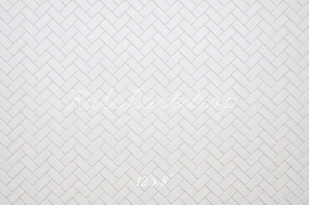Kate White Herringbone Floor Backdrop Designed by Mini MakeBelieve