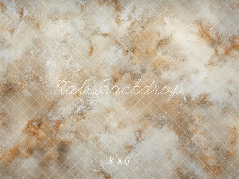 Kate Abstract Texture Marble Beige Floor Backdrop Designed by Mini MakeBelieve