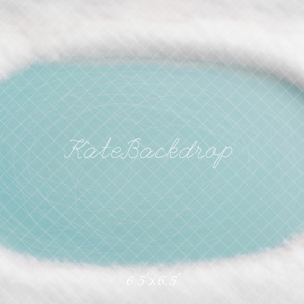 Winter Blue Icerink Floor Foto Achtergrond Designed by Ashley Paul