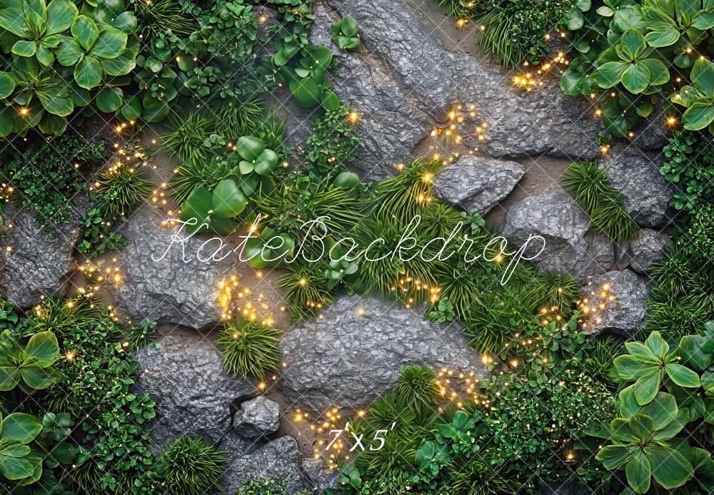 Sfondo per pavimento in erba verde da fata progettato da Mini MakeBelieve