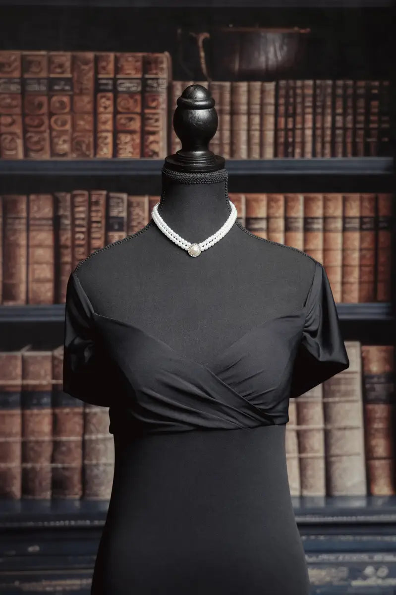 Kate Blue Satin Custom Maternity Photoshoot Gowns