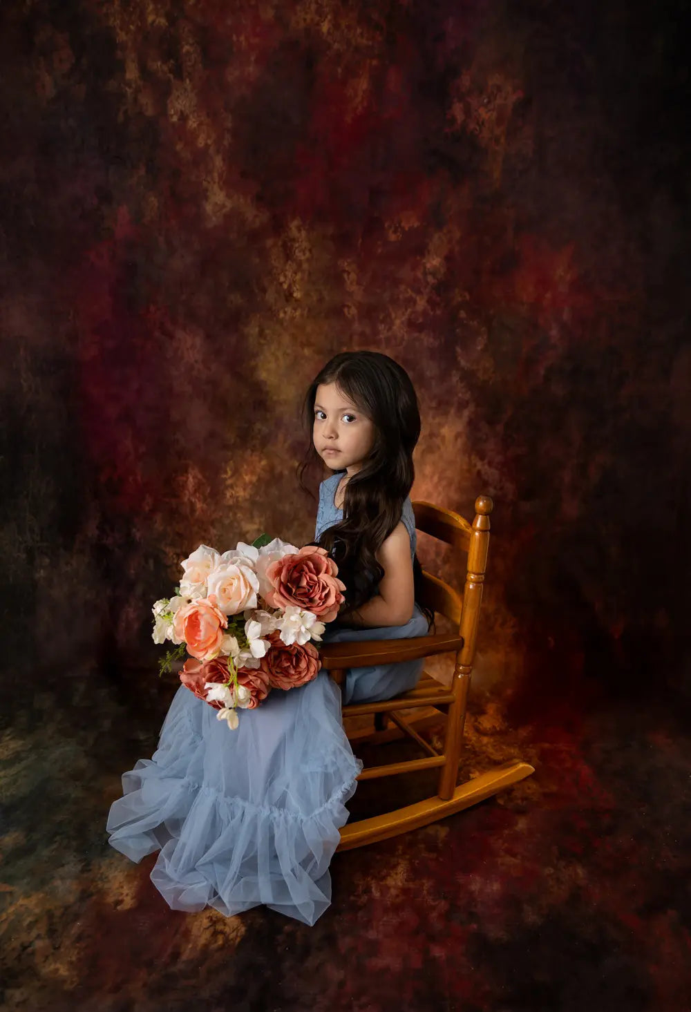 Kate Brown Abstract Texture Printed Portrait Headshot Backdrop Designed by Kate Image