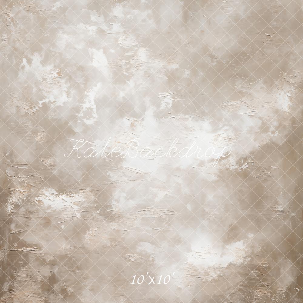 Kate Beige Abstract Texture Printed Backdrop Designed by GQ