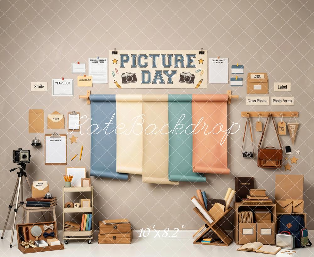 Kate Picture Day School Photography Yearbook Studio Printed Backdrop Designed by Patty Roberts