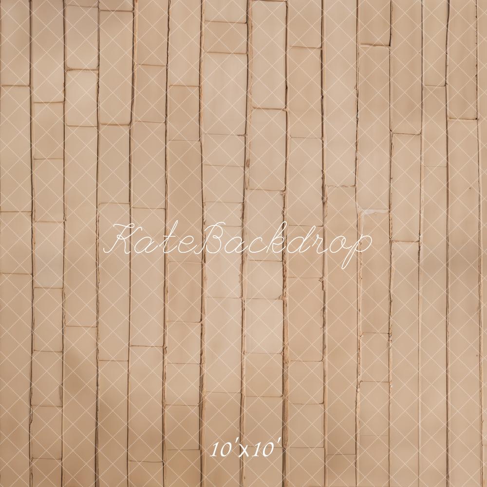 Kate Beige Stone Tiles Floor Backdrop Designed by Kate Image