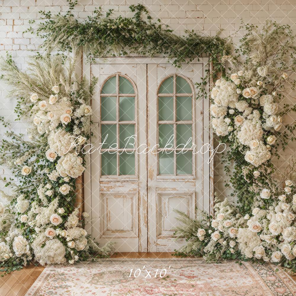 Kate Spring Floral Door Backdrop Designed by Emetselch
