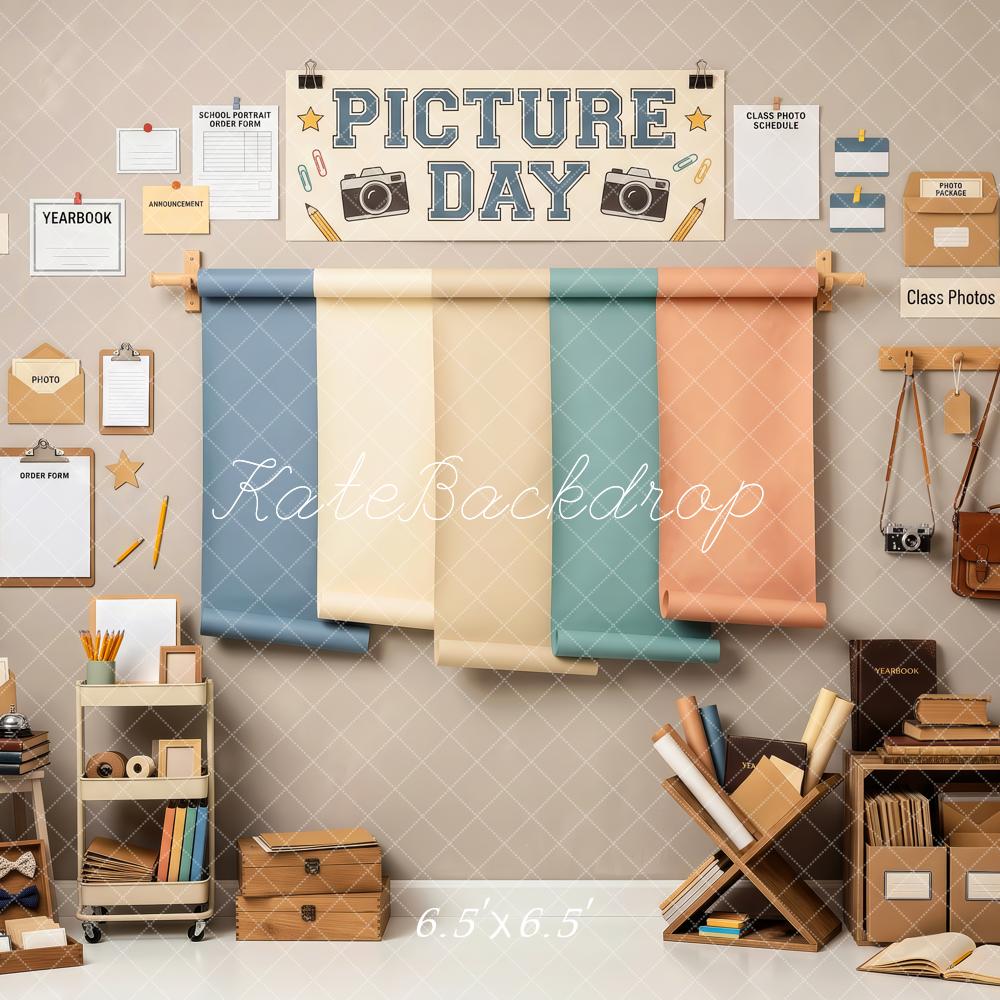 Kate Picture Day School Photography Yearbook Studio Printed Backdrop Designed by Patty Roberts