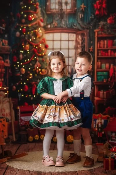 Kerstman Huis Kamer Foto Achtergrond Ontworpen door GQ