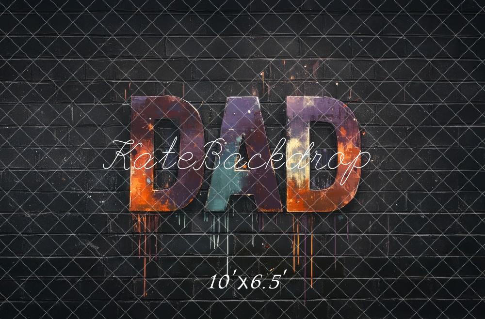 Kate Dad Graffiti Wall Backdrop Designed by Mini MakeBelieve