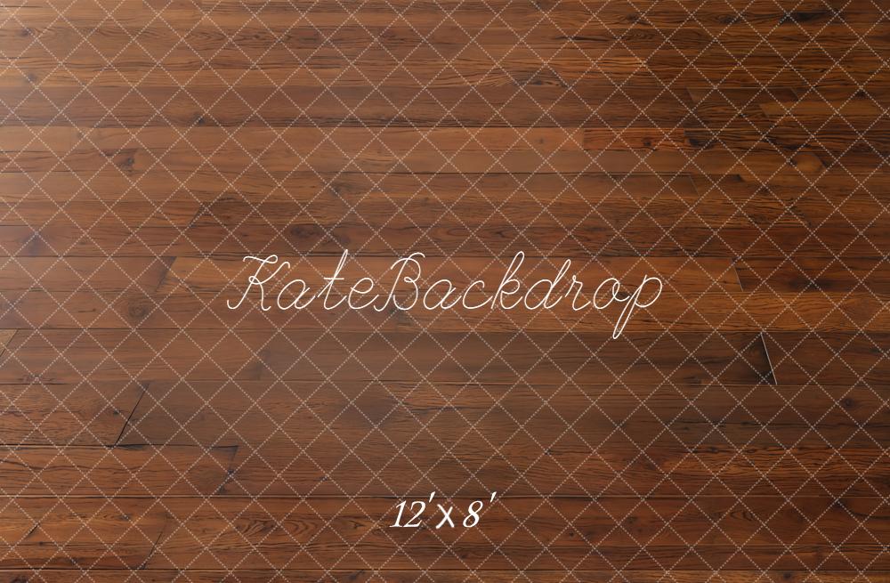Kate Brown Wood Plank Floor Backdrop Designed by Kate Image